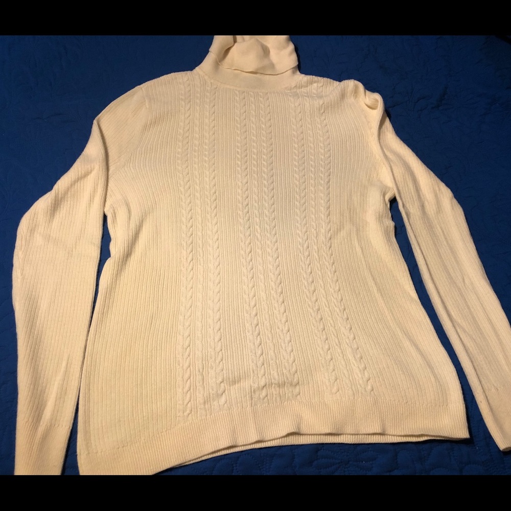 Talbots Ivory sweater